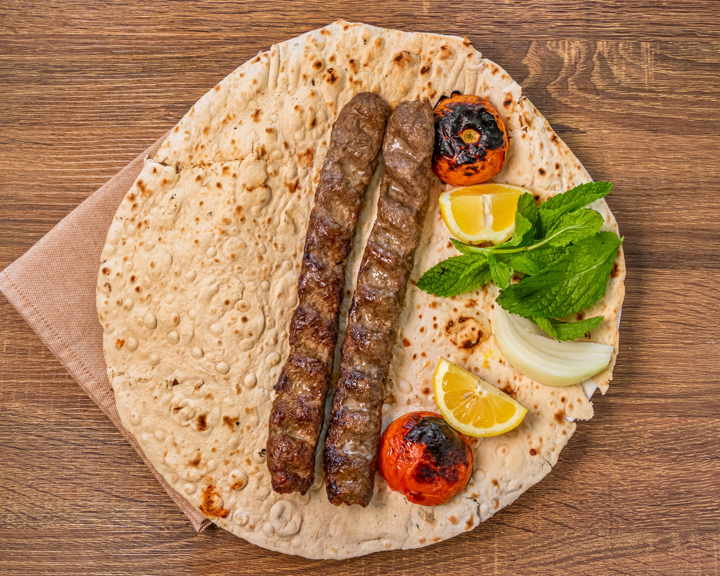 Kabab Koobideh & Naan